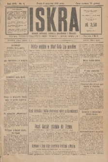 Iskra : dziennik polityczny, społeczny, gospodarczy i literacki. R.17 (1926), nr 4