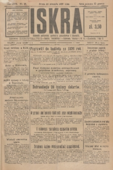 Iskra : dziennik polityczny, społeczny, gospodarczy i literacki. R.17 (1926), nr 15