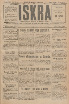 Iskra : dziennik polityczny, społeczny, gospodarczy i literacki. R.17 (1926), nr 18