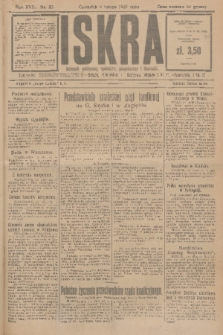 Iskra : dziennik polityczny, społeczny, gospodarczy i literacki. R.17 (1926), nr 27