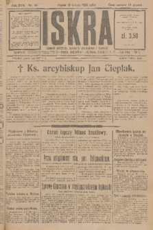 Iskra : dziennik polityczny, społeczny, gospodarczy i literacki. R.17 (1926), nr 40