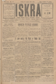 Iskra : dziennik polityczny, społeczny, gospodarczy i literacki. R.17 (1926), nr 44