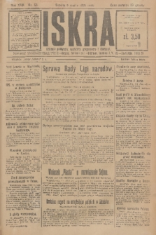 Iskra : dziennik polityczny, społeczny, gospodarczy i literacki. R.17 (1926), nr 53