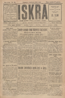 Iskra : dziennik polityczny, społeczny, gospodarczy i literacki. R.17 (1926), nr 75
