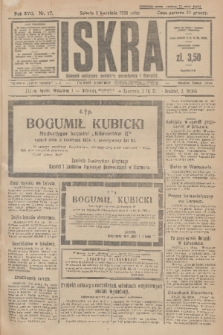 Iskra : dziennik polityczny, społeczny, gospodarczy i literacki. R.17 (1926), nr 77