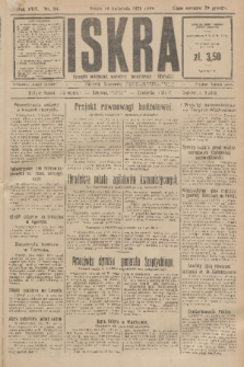 Iskra : dziennik polityczny, społeczny, gospodarczy i literacki. R.17 (1926), nr 84