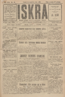 Iskra : dziennik polityczny, społeczny, gospodarczy i literacki. R.17 (1926), nr 86