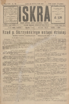 Iskra : dziennik polityczny, społeczny, gospodarczy i literacki. R.17 (1926), nr 90