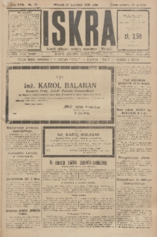 Iskra : dziennik polityczny, społeczny, gospodarczy i literacki. R.17 (1926), nr 95