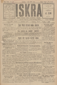 Iskra : dziennik polityczny, społeczny, gospodarczy i literacki. R.17 (1926), nr 99