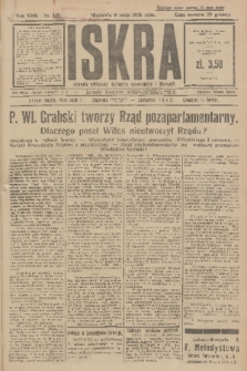 Iskra : dziennik polityczny, społeczny, gospodarczy i literacki. R.17 (1926), nr 105