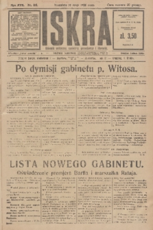 Iskra : dziennik polityczny, społeczny, gospodarczy i literacki. R.17 (1926), nr 110