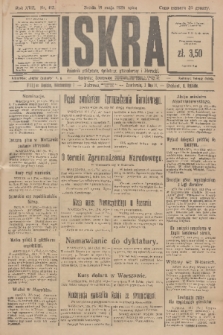 Iskra : dziennik polityczny, społeczny, gospodarczy i literacki. R.17 (1926), nr 112