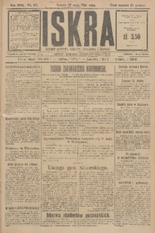 Iskra : dziennik polityczny, społeczny, gospodarczy i literacki. R.17 (1926), nr 115