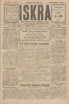 Iskra : dziennik polityczny, społeczny, gospodarczy i literacki. R.17 (1926), nr 119