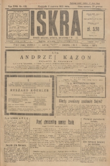Iskra : dziennik polityczny, społeczny, gospodarczy i literacki. R.17 (1926), nr 126