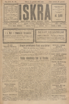 Iskra : dziennik polityczny, społeczny, gospodarczy i literacki. R.17 (1926), nr 131