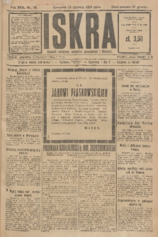 Iskra : dziennik polityczny, społeczny, gospodarczy i literacki. R.17 (1926), nr 141