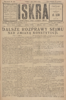 Iskra : dziennik polityczny, społeczny, gospodarczy i literacki. R.17 (1926), nr 151