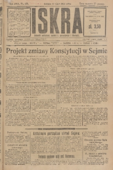 Iskra : dziennik polityczny, społeczny, gospodarczy i literacki. R.17 (1926), nr 160