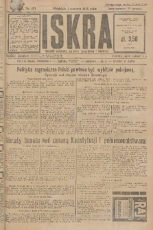Iskra : dziennik polityczny, społeczny, gospodarczy i literacki. R.17 (1926), nr 173