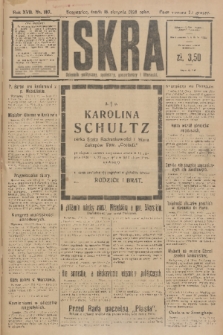 Iskra : dziennik polityczny, społeczny, gospodarczy i literacki. R.17 (1926), nr 187
