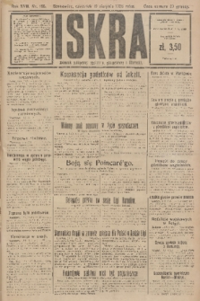 Iskra : dziennik polityczny, społeczny, gospodarczy i literacki. R.17 (1926), nr 188