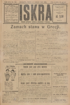 Iskra : dziennik polityczny, społeczny, gospodarczy i literacki. R.17 (1926), nr 192