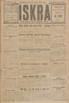 Iskra : dziennik polityczny, społeczny, gospodarczy i literacki. R.17 (1926), nr 193