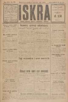 Iskra : dziennik polityczny, społeczny, gospodarczy i literacki. R.17 (1926), nr 195