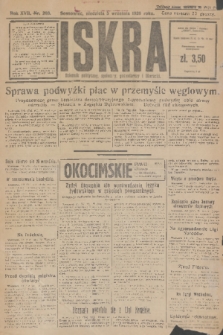 Iskra : dziennik polityczny, społeczny, gospodarczy i literacki. R.17 (1926), nr 203