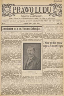 Prawo Ludu : tygodnik ilustrowany : organ Polskiej Partyi Socyalno-Demokratycznej. R.16, 1913, nr 8