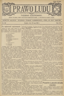 Prawo Ludu : tygodnik ilustrowany : organ Polskiej Partyi Socyalno-Demokratycznej. R.16, 1913, nr 29