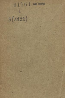 Kalendarz Farmaceutyczny : na rok 1923. R.3