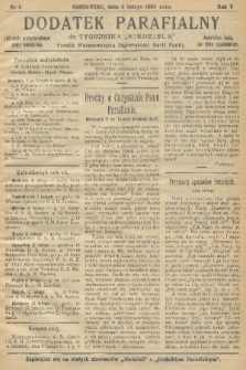 Dodatek Parafialny do Tygodnika „Niedziela” Parafii Wniebowzięcia Najświętszej Marii Panny. 1938, nr 6