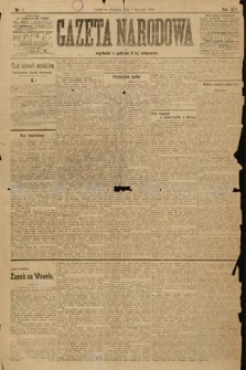 Gazeta Narodowa. 1905, nr 1