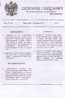 Dziennik Urzędowy Województwa Płockiego. 1997, nr 3