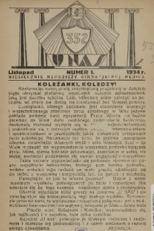 U Nas : miesięcznik młodzieży gimnazjalnej - Dębica. R.1, 1934, nr 2