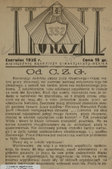U Nas : miesięcznik młodzieży gimnazjalnej - Dębica. R.3, 1936, nr 6