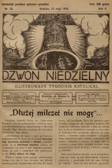 Dzwon Niedzielny : ilustrowany tygodnik katolicki. 1926, nr 20