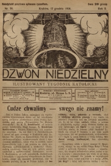 Dzwon Niedzielny : ilustrowany tygodnik katolicki. 1926, nr 50