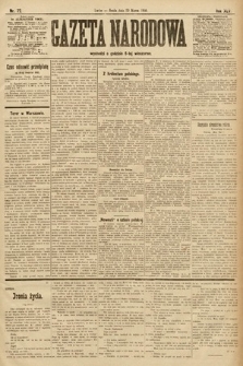 Gazeta Narodowa. 1905, nr 72