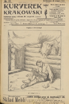 Kuryerek Krakowski : ilustrowane pismo codziennie dla wszystkich. 1902, nr 17