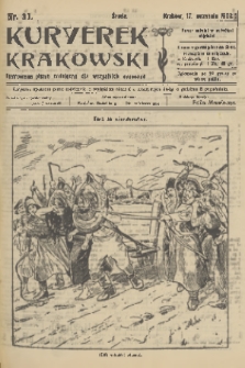 Kuryerek Krakowski : ilustrowane pismo codziennie dla wszystkich. 1902, nr 31