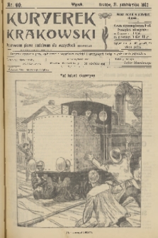 Kuryerek Krakowski : ilustrowane pismo codziennie dla wszystkich. 1902, nr 60