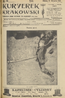 Kuryerek Krakowski : ilustrowane pismo codziennie dla wszystkich. 1902, nr 78