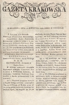 Gazeta Krakowska. 1820 , nr  31