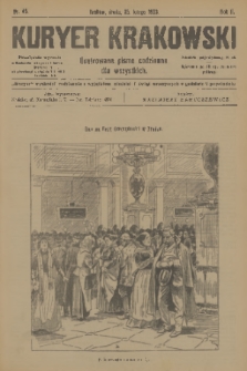 Kuryer Krakowski : ilustrowane pismo codziennie dla wszystkich. 1903, nr 45