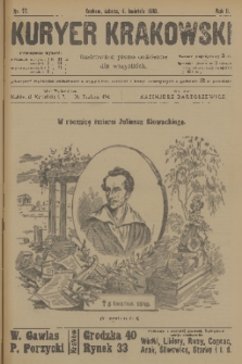 Kuryer Krakowski : ilustrowane pismo codziennie dla wszystkich. 1903, nr 77