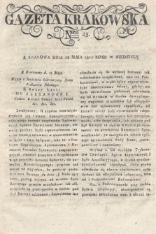 Gazeta Krakowska. 1820 , nr  43
